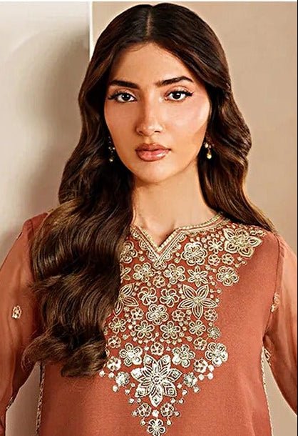 Dhanak Premium Embroidered 3 - Piece Unstitched - Tarz.e.Husan
