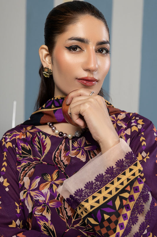 Orang Rutba Summer Lawn 3 - Piece Unstiched | Digital Print - Tarz.e.Husan