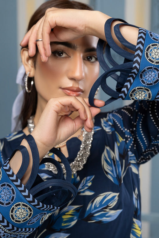 Orang Summer Lawn 3 - Piece Unstiched | Digital Print - Tarz.e.Husan