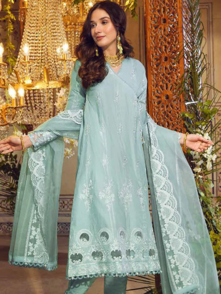 Frost Bloom Embroidered 3-Piece Suit