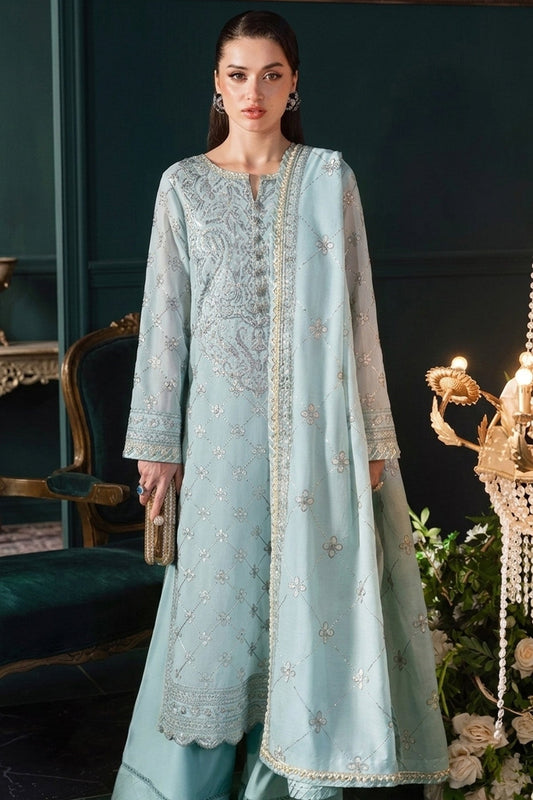 Asim Jofa Ebroided Lawn Unstitched 3 - Piece | Summer Collection - Tarz.e.Husan