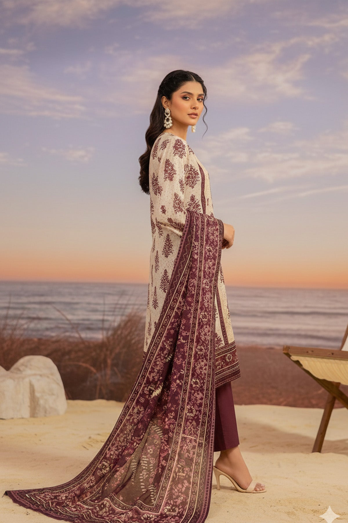 Bonanza Satrangi Printed & Embroidered Lawn Unstitched 3 - Piece | Summer Collection - Tarz.e.Husan