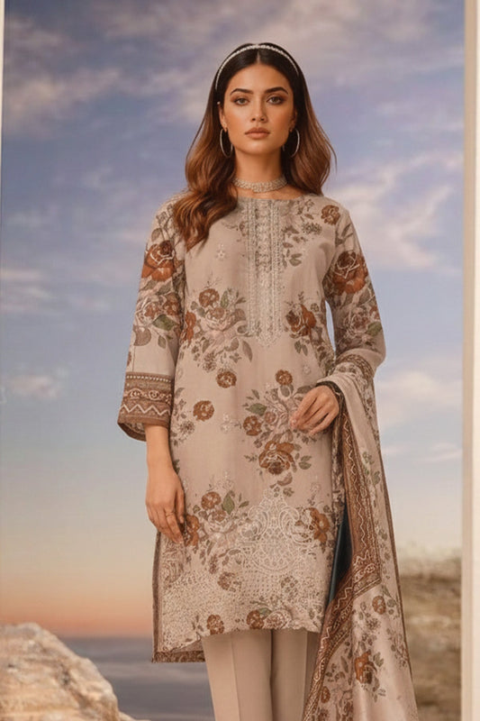 IZNIK Printed & Embroidered Lawn Unstitched 3 - Piece | Summer Collection - Tarz.e.Husan