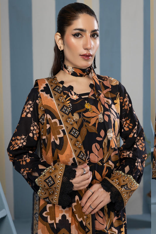 Orang Rutba Summer Lawn 3 - Piece Unstiched | Digital Print - Tarz.e.Husan