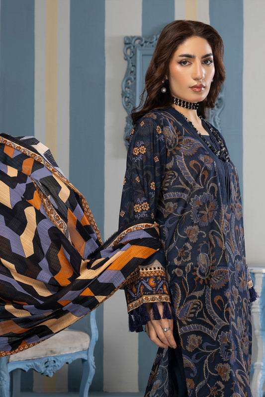 Orang Summer Lawn 3 - Piece | All Over Digital Print - Tarz.e.Husan
